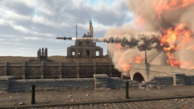 Savaş alanının 3 boyutlu canlandırması