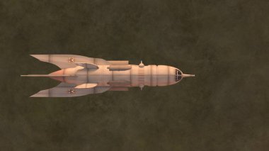 Bir uzay gemisinin 3D görüntülemesi