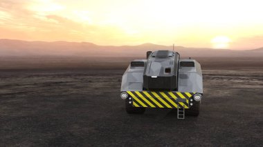 Zırhlı aracın 3D görüntülemesi