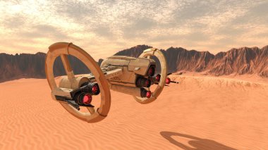 Bir uzay gemisinin 3D görüntülemesi