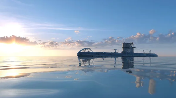 Denizaltının Görüntülemesi — Stok fotoğraf