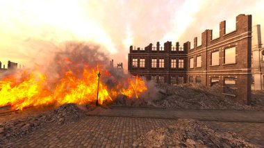 Savaş alanının 3 boyutlu canlandırması