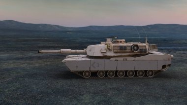 Bir tankın 3B görüntülemesi