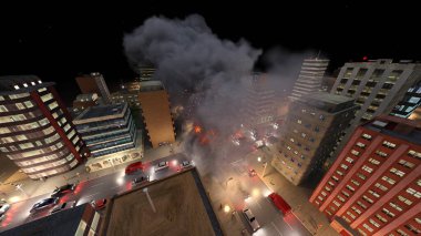 Savaş alanının 3 boyutlu canlandırması