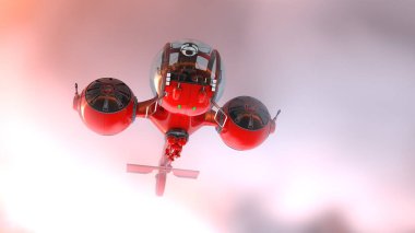 Helikopterin 3 boyutlu görüntülemesi