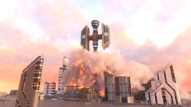 Savaş alanının 3 boyutlu canlandırması