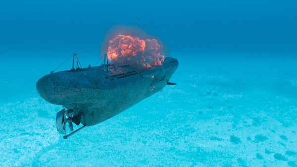잠수함 렌더링 — 스톡 사진