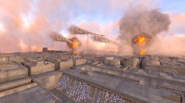 Gezegen keşif üssünün 3D görüntülemesi