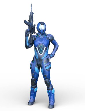 Bir siber adamın 3 boyutlu canlandırması