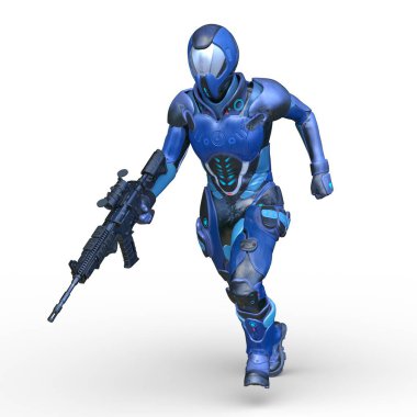 Bir siber adamın 3 boyutlu canlandırması