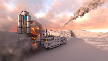 Gezegen keşif üssünün 3D görüntülemesi