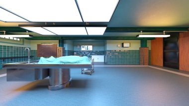 Diseksiyon odasının 3 boyutlu görüntülemesi