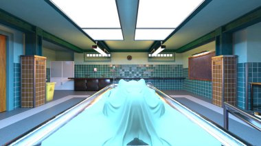 Diseksiyon odasının 3 boyutlu görüntülemesi