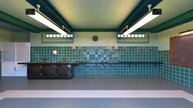 Diseksiyon odasının 3 boyutlu görüntülemesi