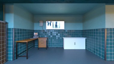 Diseksiyon odasının 3 boyutlu görüntülemesi