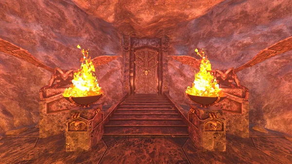 Yeraltı tapınağının 3 boyutlu canlandırması