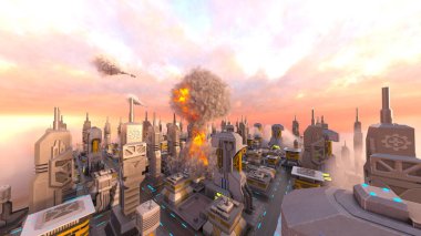 Savaş alanının 3 boyutlu canlandırması