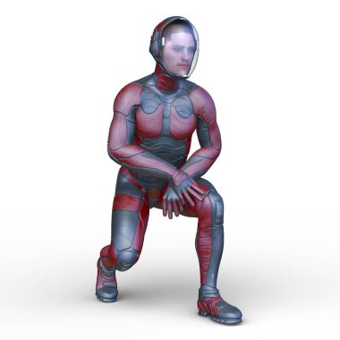 Bir siber adamın 3 boyutlu canlandırması