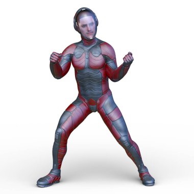 Bir siber adamın 3 boyutlu canlandırması