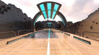 Uzay istasyonu geçişinin 3B görüntülemesi