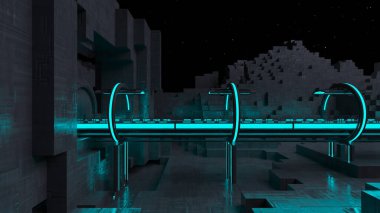 Uzay istasyonu geçişinin 3B görüntülemesi