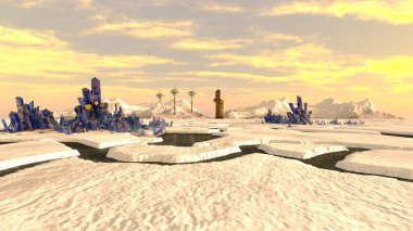 Gözlem üssünün 3B görüntülemesi