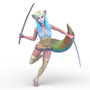 Bir cadaloz eskrimcisinin 3B görüntülemesi