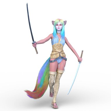 Bir cadaloz eskrimcisinin 3B görüntülemesi