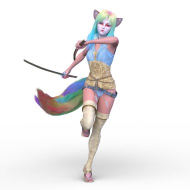 Bir cadaloz eskrimcisinin 3B görüntülemesi