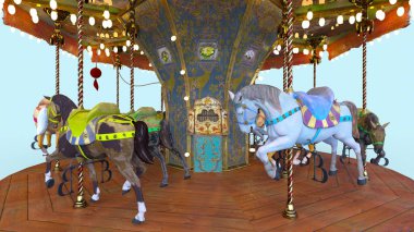 Atlıkarıncanın 3B görüntülemesi