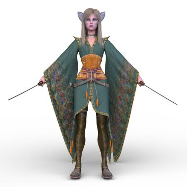 Bir cadaloz eskrimcisinin 3B görüntülemesi