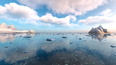 Buzdağının 3B görüntülemesi