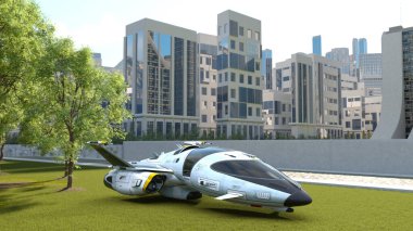 Bir uzay gemisinin 3D görüntülemesi