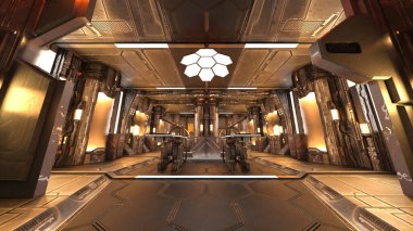 Sayborg test laboratuvarının 3D görüntülemesi