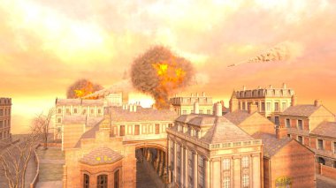 Savaş alanının 3 boyutlu canlandırması