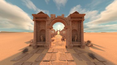 Eski harabelerin 3D yansıması