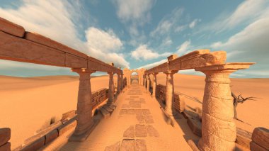 Eski harabelerin 3D yansıması