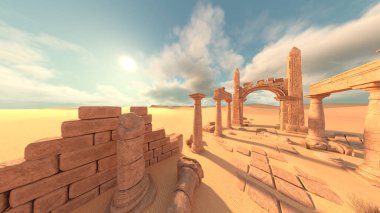 Eski harabelerin 3D yansıması