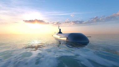 Denizaltının 3D görüntülemesi