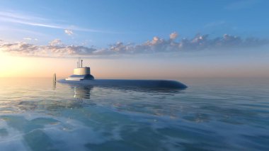 Denizaltının 3D görüntülemesi