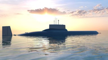 Denizaltının 3D görüntülemesi