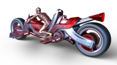 Bir siber sürücünün 3 boyutlu canlandırması