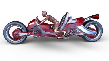 Bir siber sürücünün 3 boyutlu canlandırması