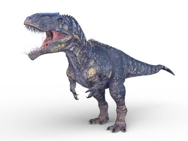 Bir dinozorun 3D canlandırması