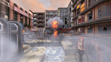 Savaş alanının 3 boyutlu canlandırması