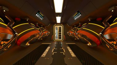 Uzay aracının 3 boyutlu görüntülemesi