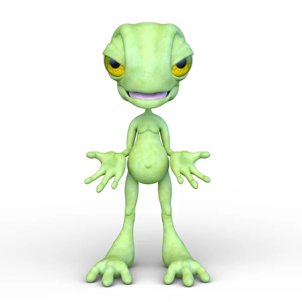 仙女青蛙的3D渲染 — 图库照片