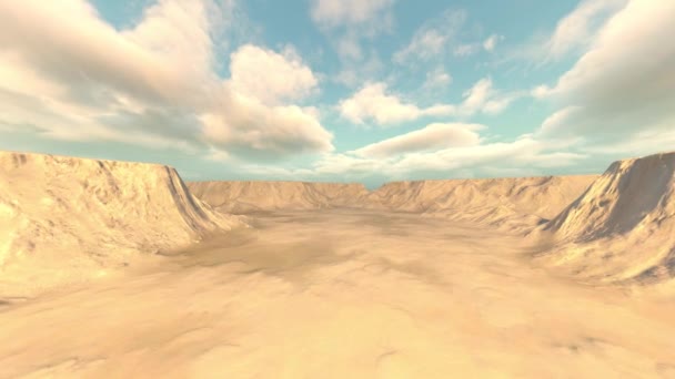 Rendering Del Deserto — Video Stock