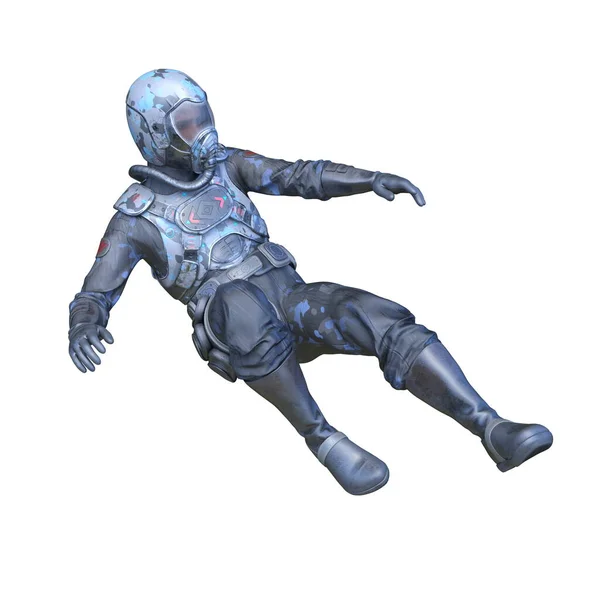 Återgivning Cyberman — Stockfoto