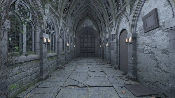 Saray koridorunun 3D görüntüsü